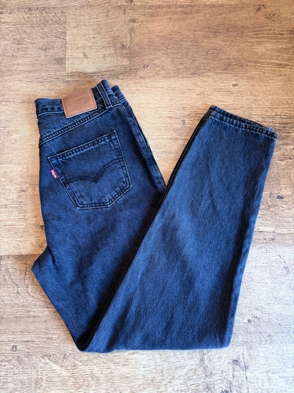 Levi’s 80s Mom Jean Vintage Premium Denim Size 28 Black Normcore Classic